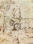 BOSCH, Hieronymus The Man-Tree  bfguty oil on canvas